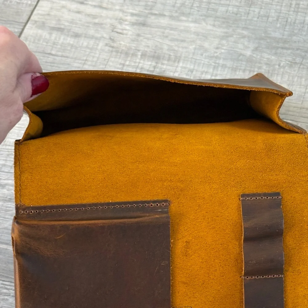 Handmade Distressed Leather Travel/Passport Wallet (Personalized ALEX)